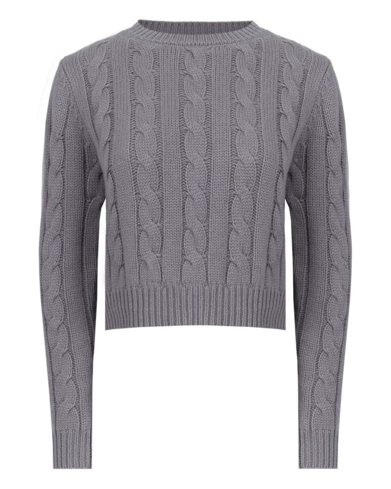 Джемпер фигурной вязки Zoe