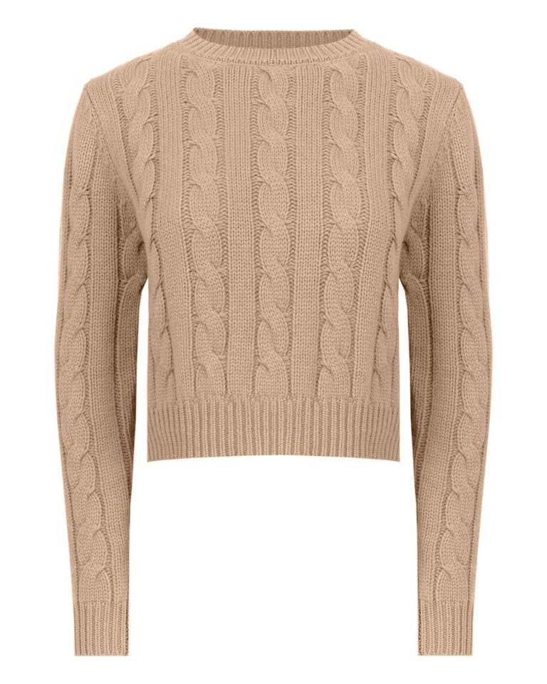 Джемпер фигурной вязки Zoe