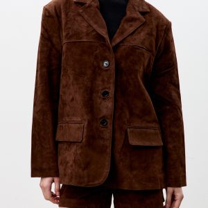 Замшевый жакет