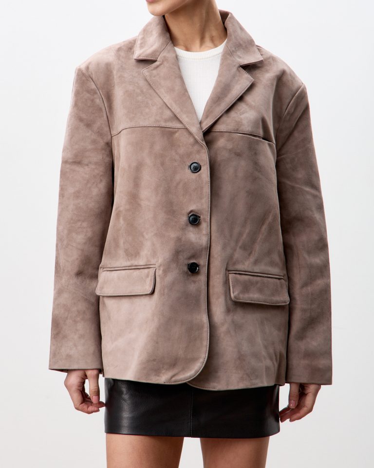 Замшевый жакет