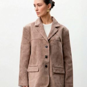 Замшевый жакет