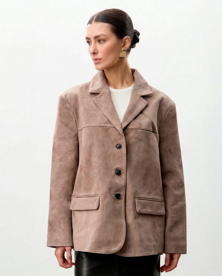 Замшевый жакет